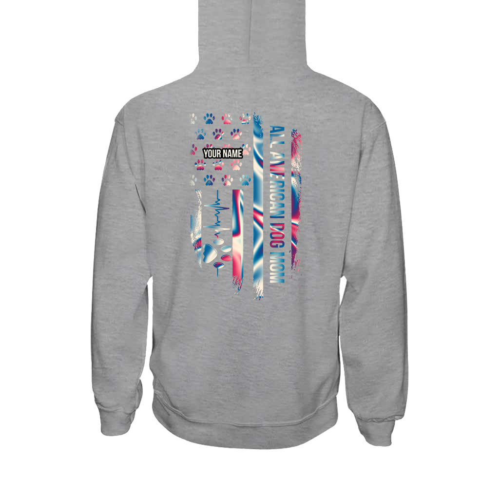 Proud Dog Mom - Personalized Independence Day T-shirt and Hoodie