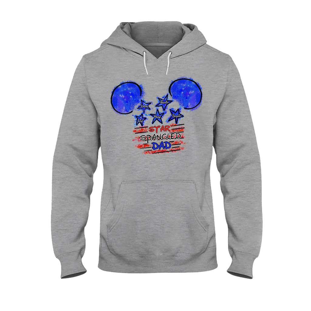 Star Spangled Dad - Personalized Independence Day T-shirt and Hoodie