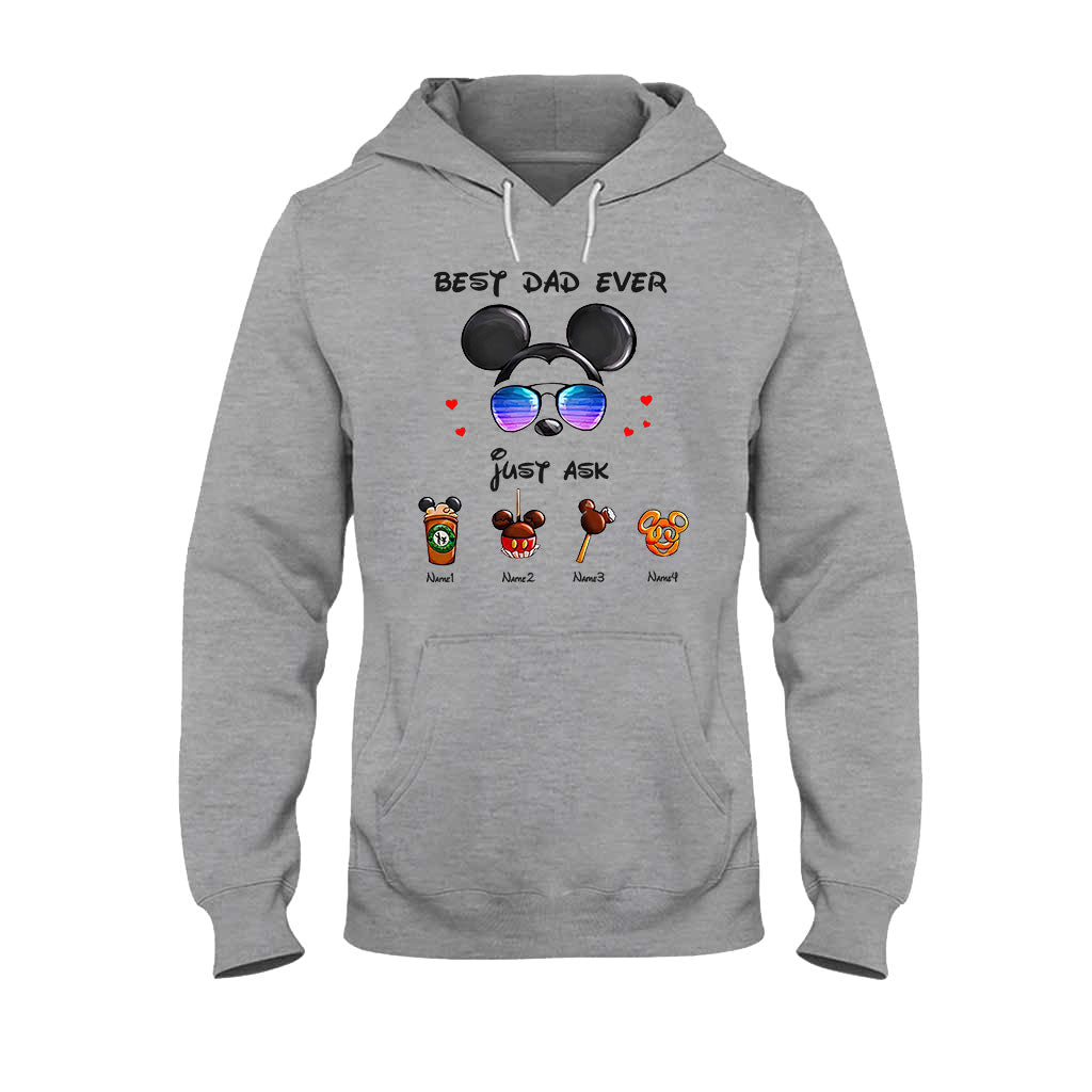 Best Dad Ever - Personalized Father's Day Mouse T-shirt and Hoodie