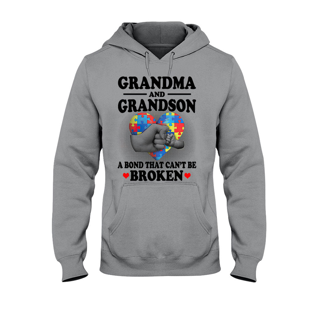 Grandma And Grandson - Autism Awareness T-shirt And Hoodie 062021
