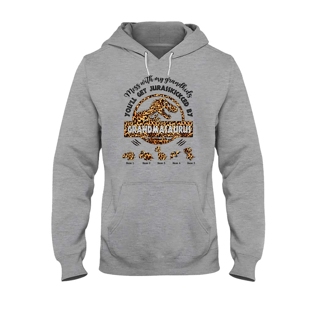 Don't Mess With Grandmasaurus - Personalized Mother's Day Grandma T-shirt and Hoodie