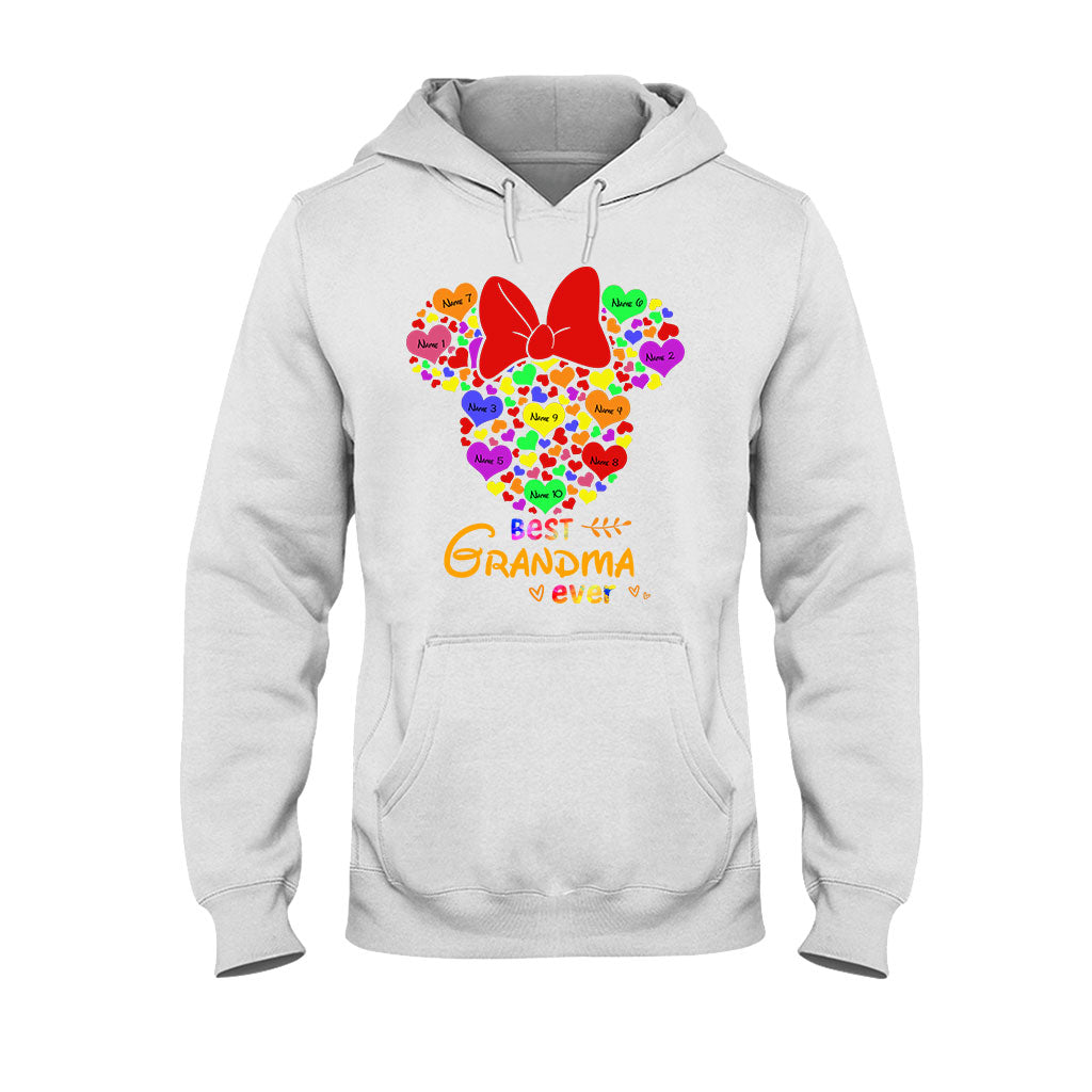 Best Grandma Ever - Personalized Mother's Day Mouse T-shirt and Hoodie