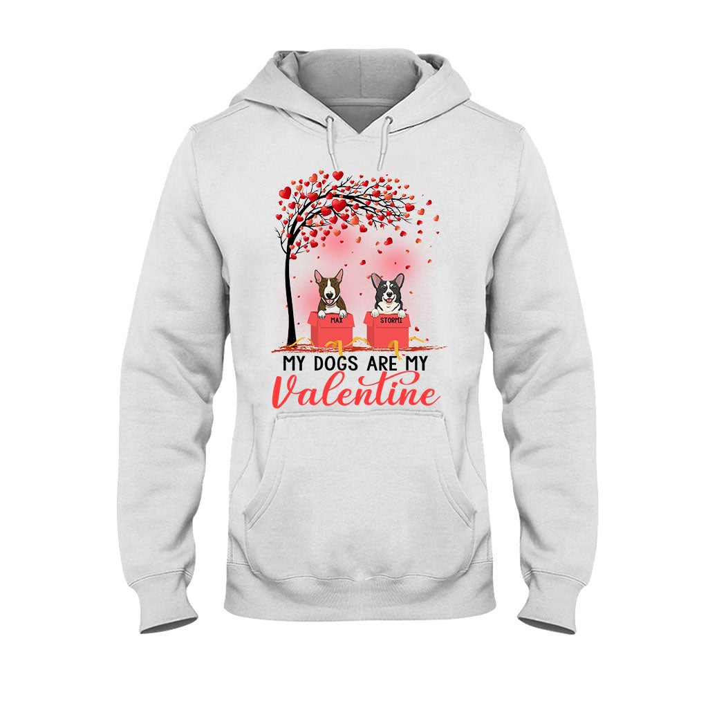 Dogs Are My Valentines - Personalized T-shirt and Hoodie