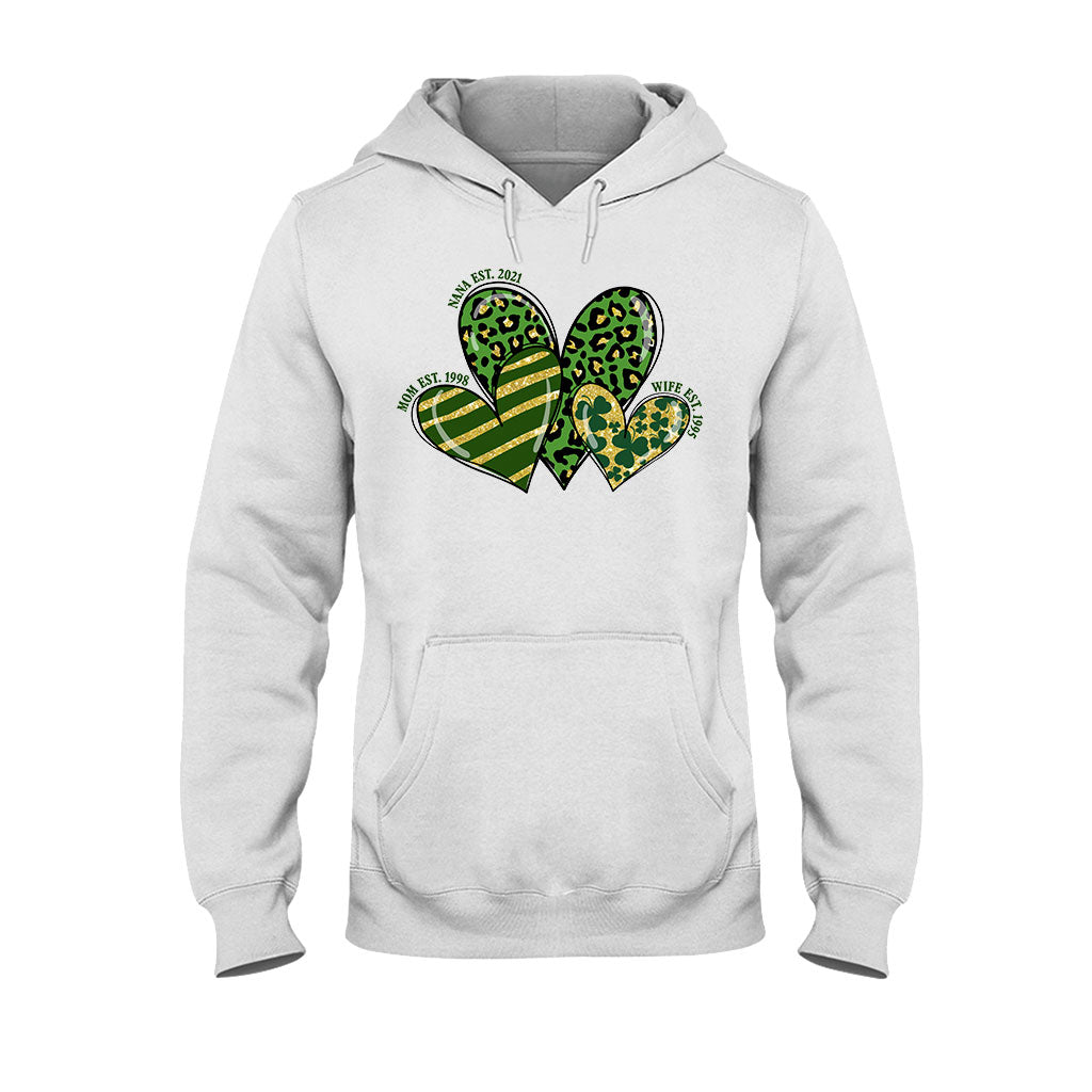 Lucky Nana - Personalized St. Patrick's Day Grandma T-shirt and Hoodie