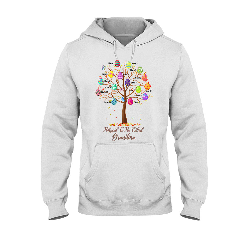 Blessed To Be Called Grandma - Personalized Easter Day Grandma T-shirt and Hoodie