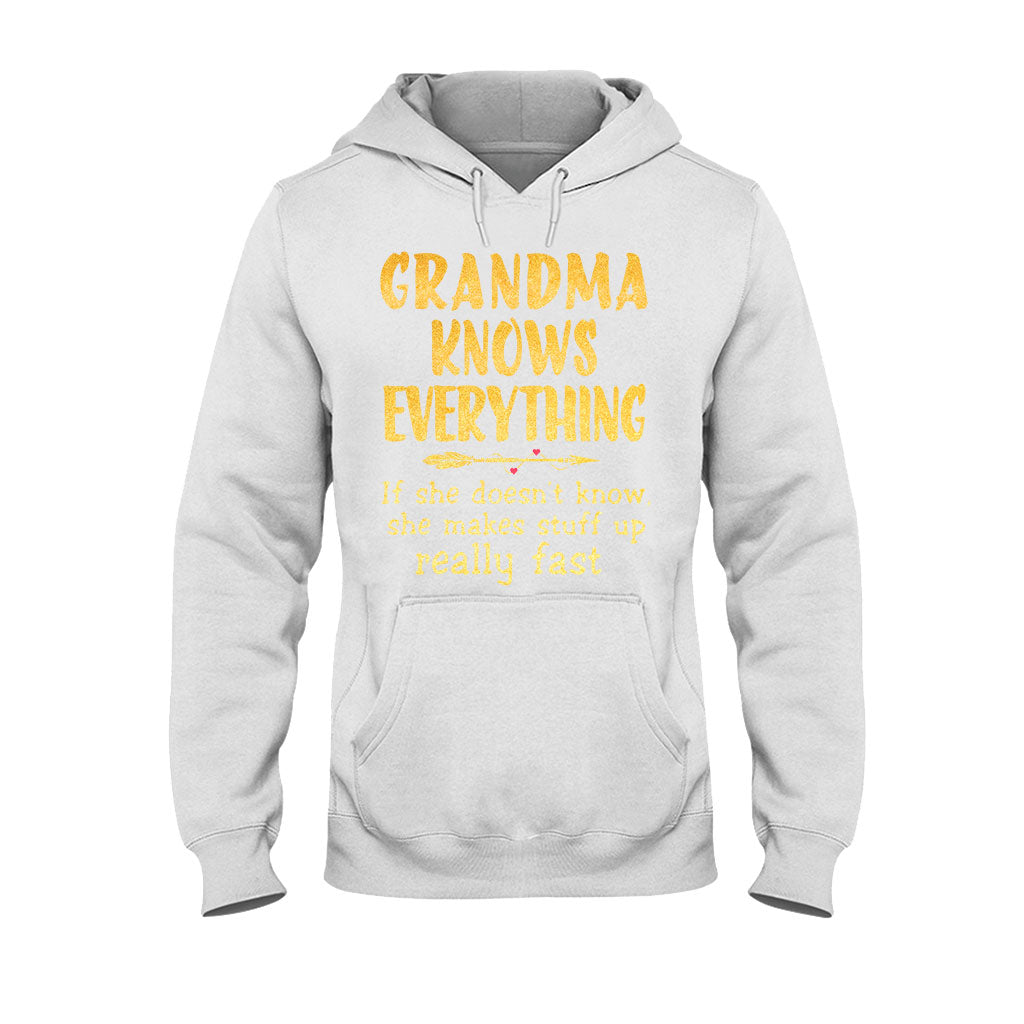 Grandma Knows Everything T-shirt And Hoodie 072021