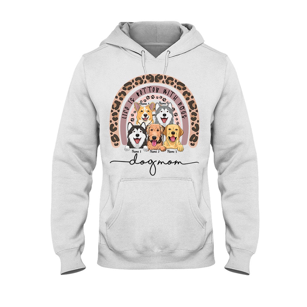 Dog Mom - Personalized Dog T-shirt and Hoodie