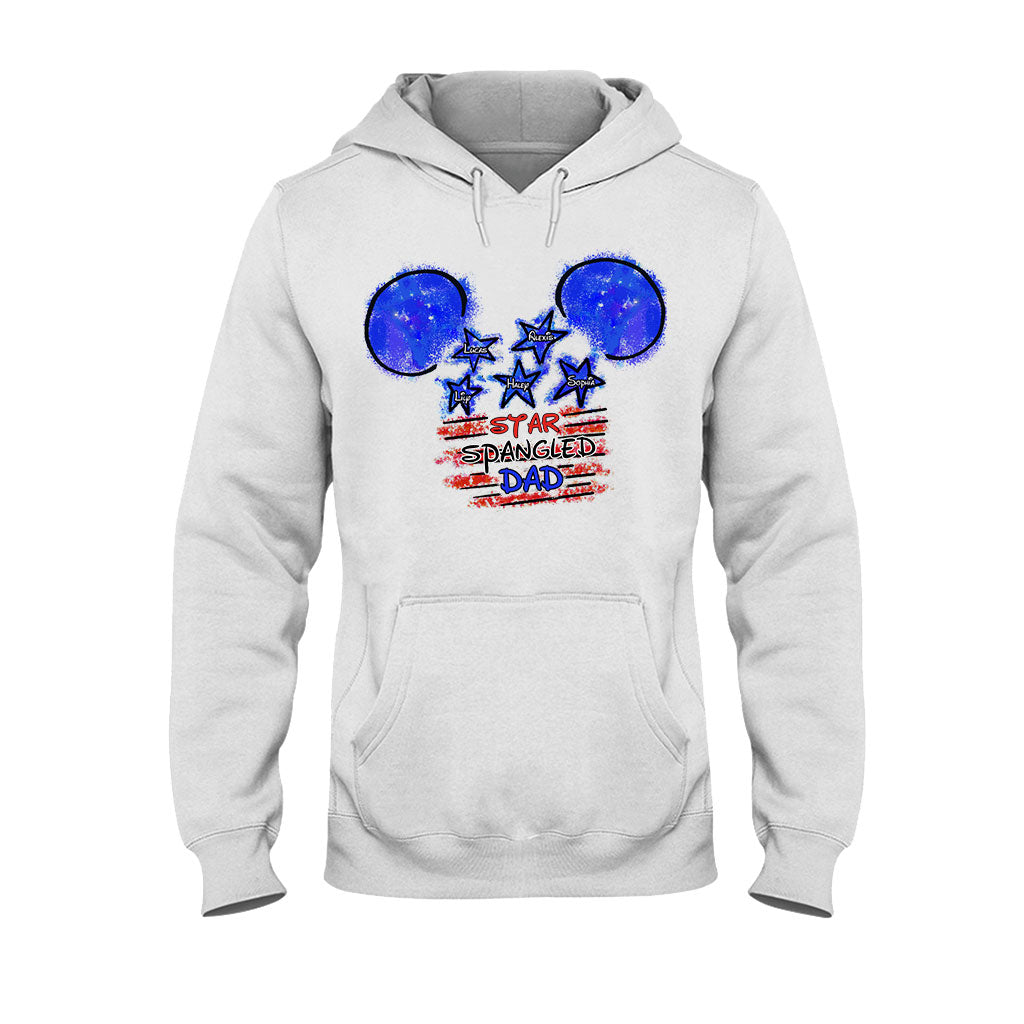 Star Spangled Dad - Personalized Independence Day T-shirt and Hoodie