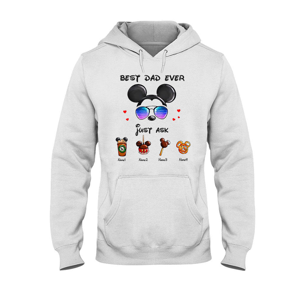 Best Dad Ever - Personalized Father's Day Mouse T-shirt and Hoodie