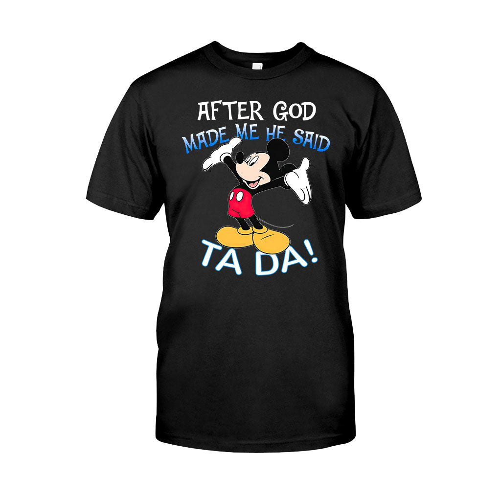 After God Made Me - Mouse T-shirt and Hoodie 112021