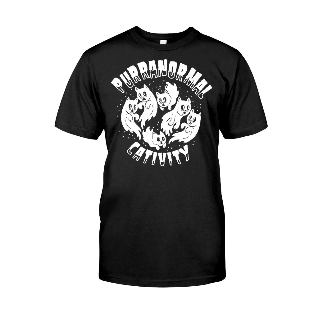 Purranormal Cativity Halloween - Cat T-shirt And Hoodie 082021