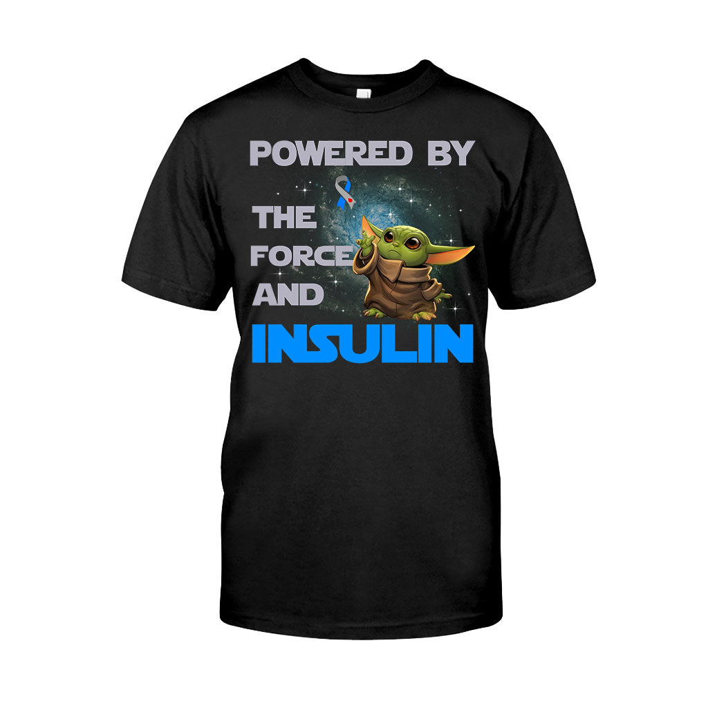 Powered By The Force And Insulin - Diabetes Awareness T-shirt and Hoodie