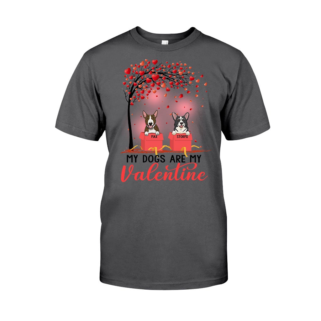 Dogs Are My Valentines - Personalized T-shirt and Hoodie