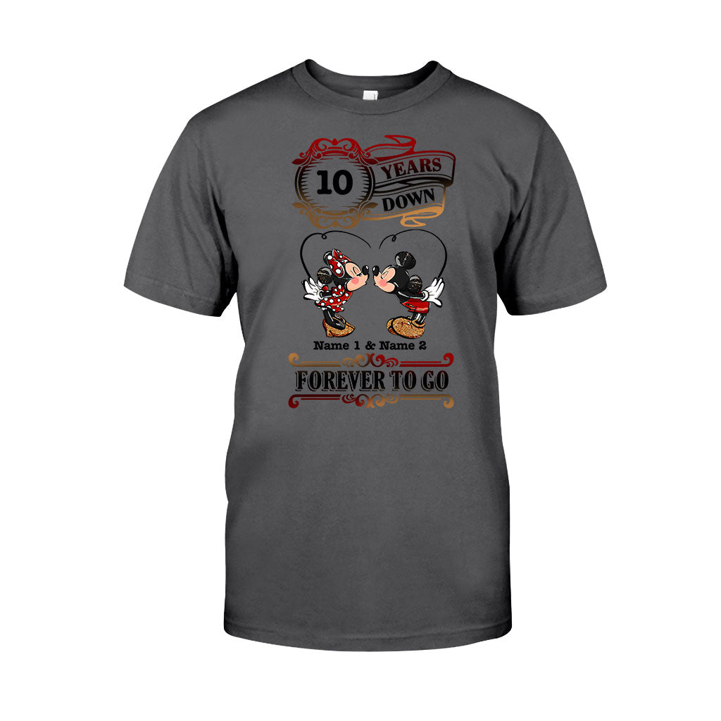 Forever To Go - Personalized Couple Mouse T-shirt and Hoodie