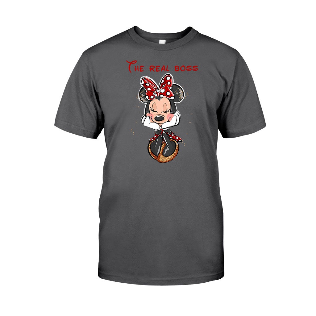 The Boss The Real Boss - Personalized Mouse T-shirt and Hoodie