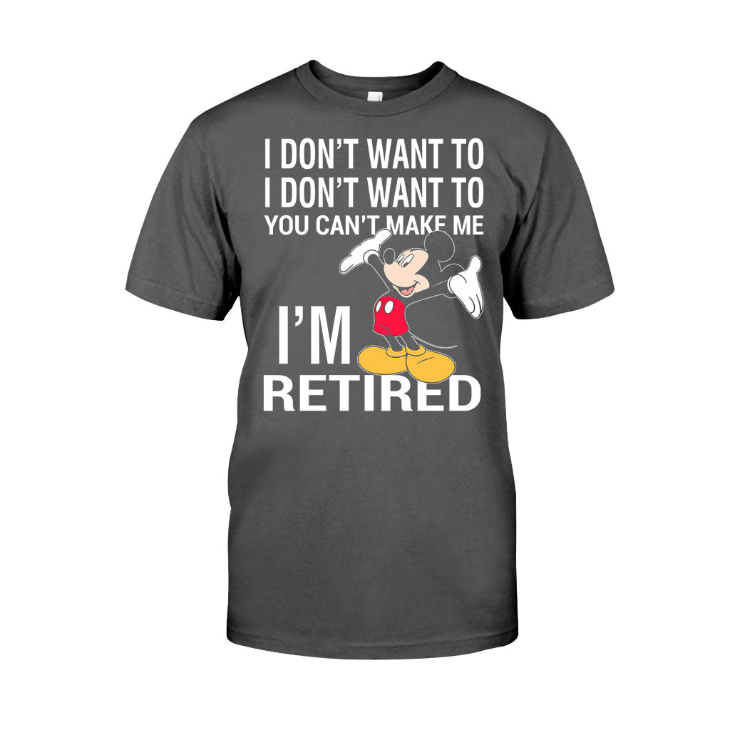 I'm Retired - Mouse T-shirt and Hoodie 112021