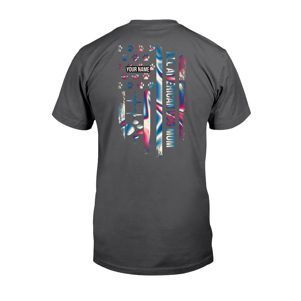 Proud Dog Mom - Personalized Independence Day T-shirt and Hoodie