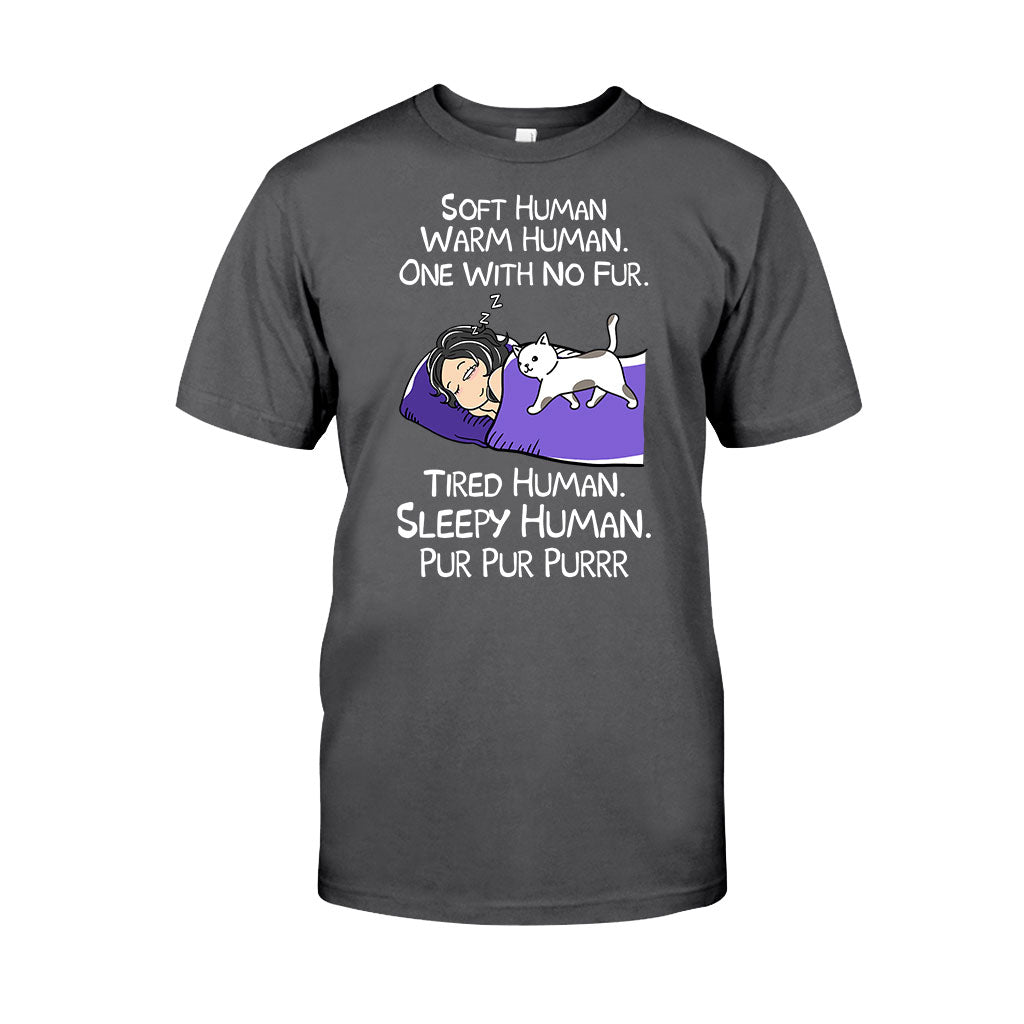 Soft Human Warm Human - Personalized Cat T-shirt and Hoodie