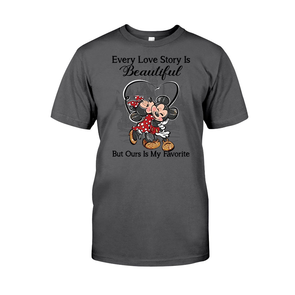 Every Love Story Is Beautiful But Ours Is My Favorite - Personalized Mouse T-shirt and Hoodie