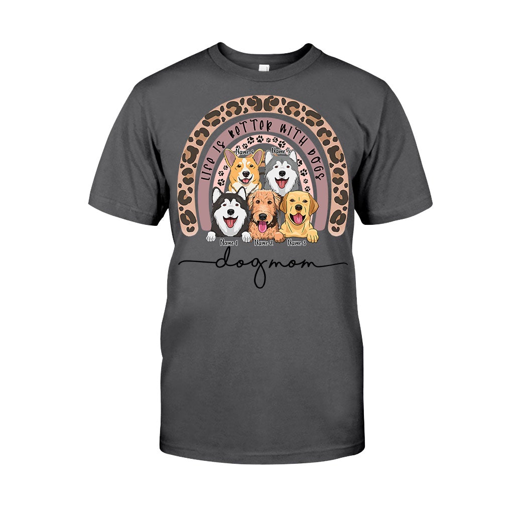 Dog Mom - Personalized Dog T-shirt and Hoodie