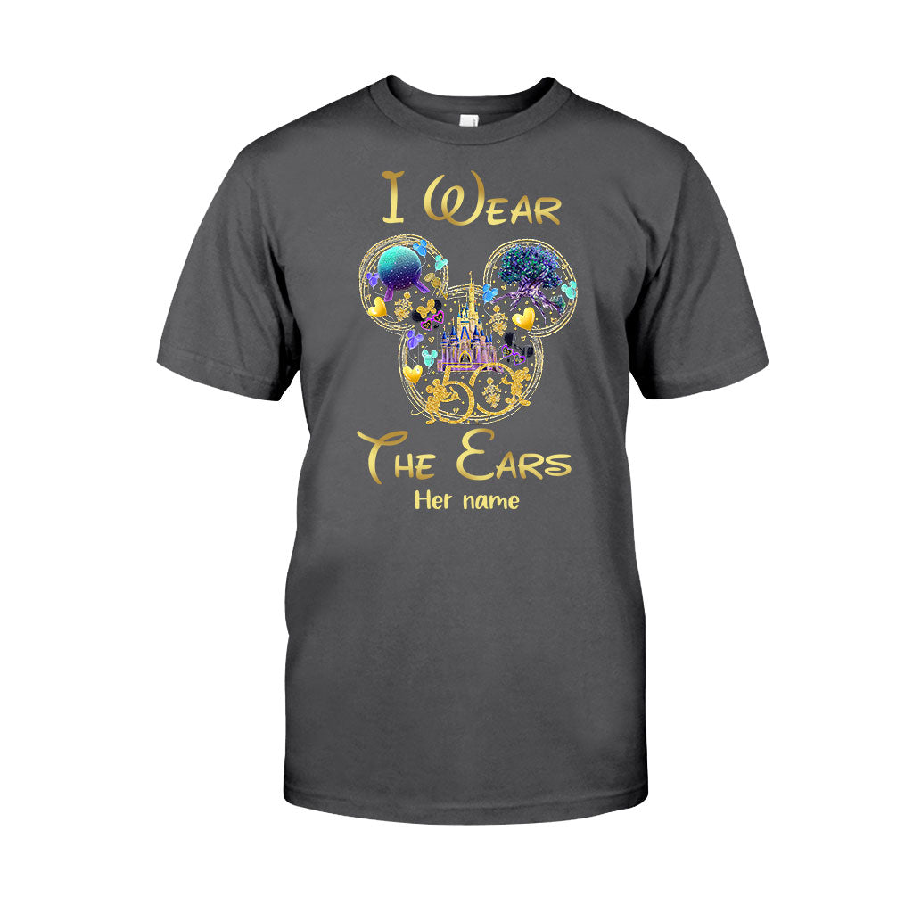 I Wear The Ears I Buy The Beers - Personalized Mouse T-shirt and Hoodie