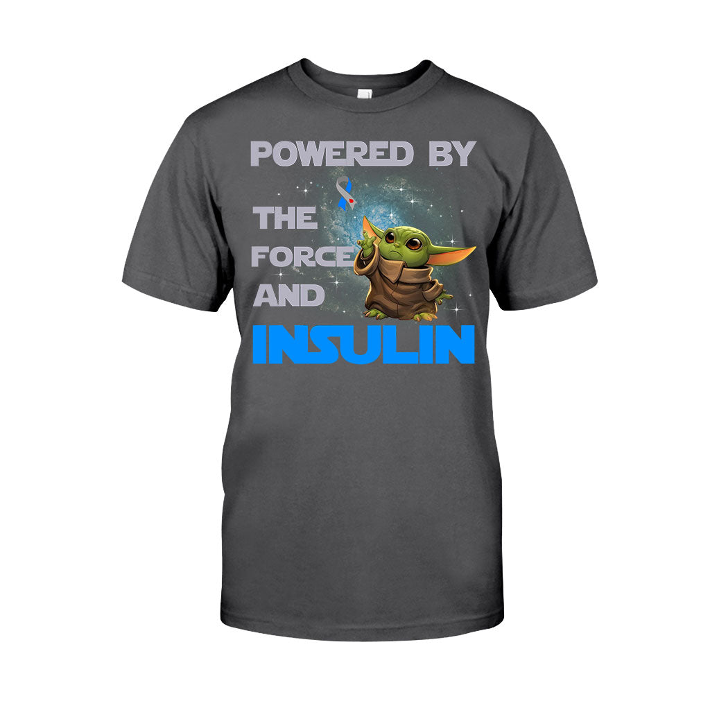Powered By The Force And Insulin - Diabetes Awareness T-shirt and Hoodie