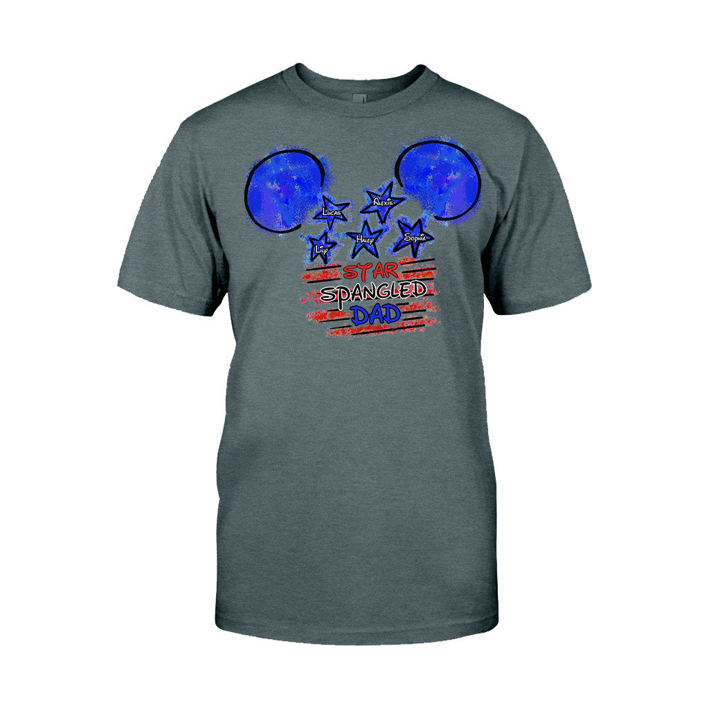 Star Spangled Dad - Personalized Independence Day T-shirt and Hoodie