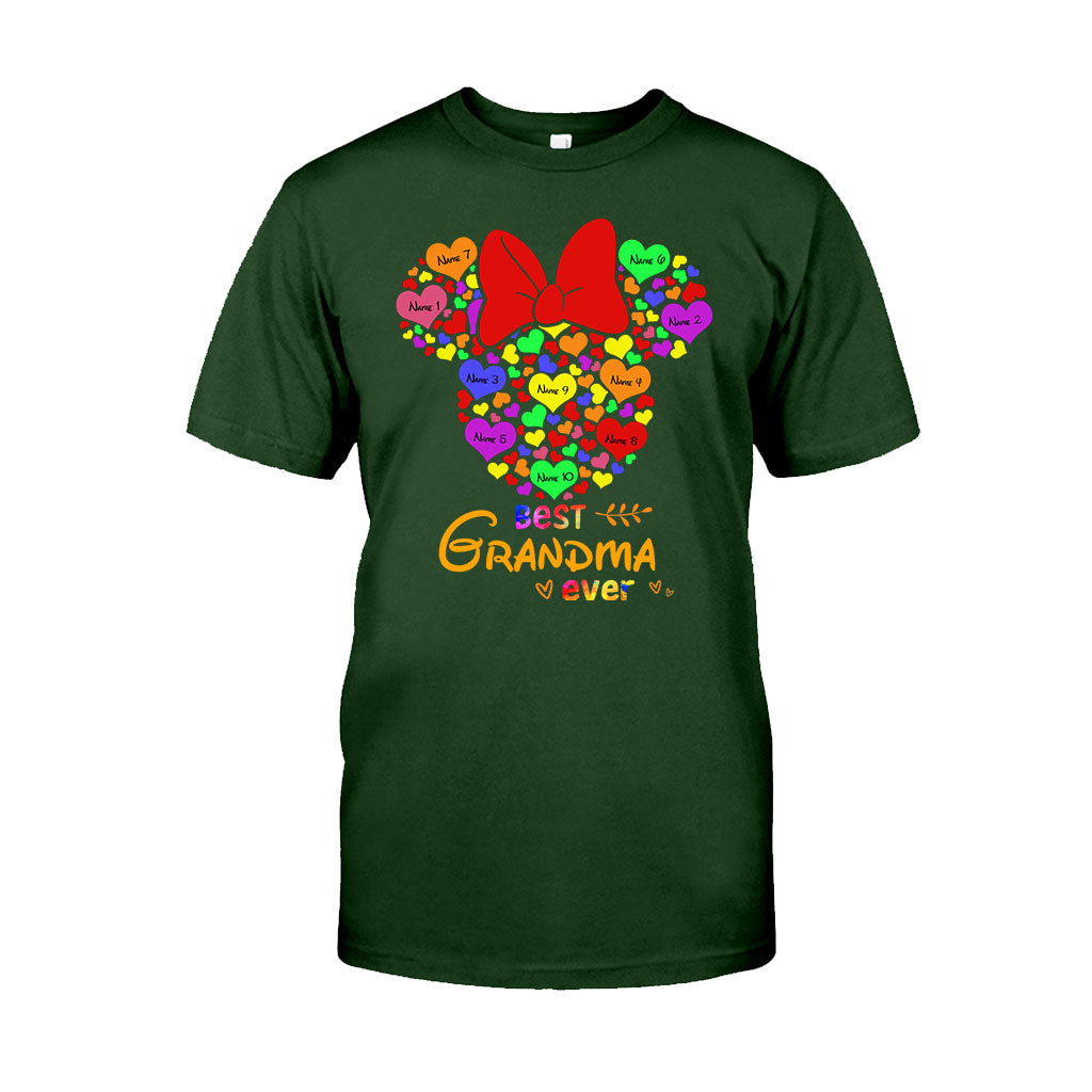 Best Grandma Ever - Personalized Mother's Day Mouse T-shirt and Hoodie