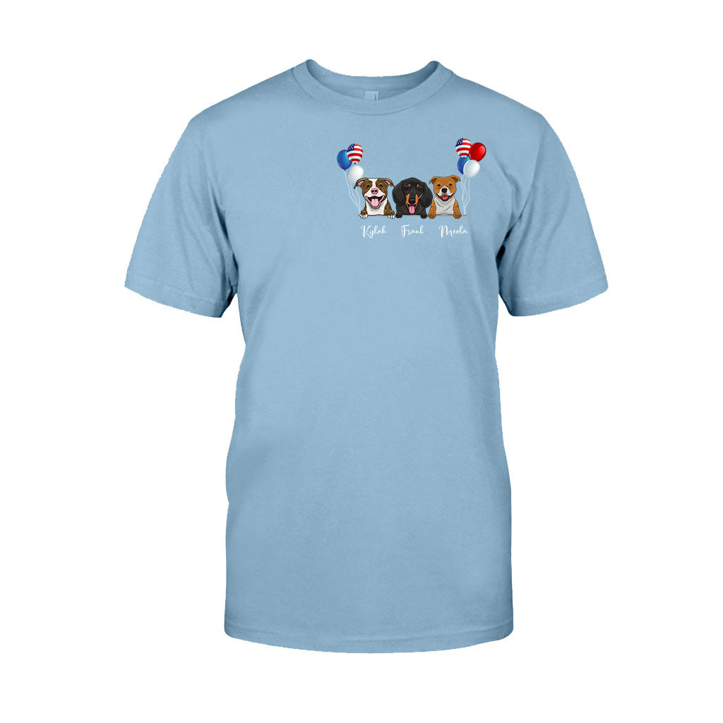 Life Is Better With Dogs - Personalized Independence Day T-shirt and Hoodie