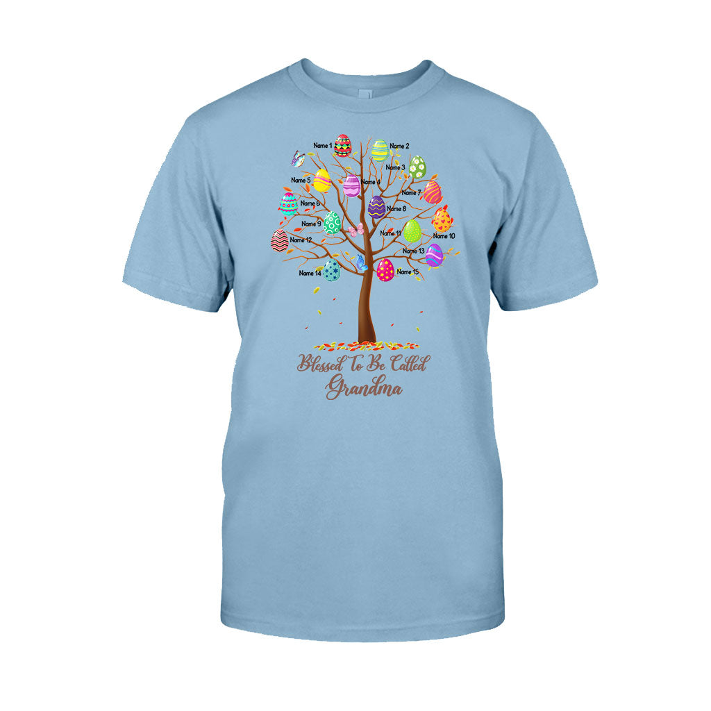 Blessed To Be Called Grandma - Personalized Easter Day Grandma T-shirt and Hoodie