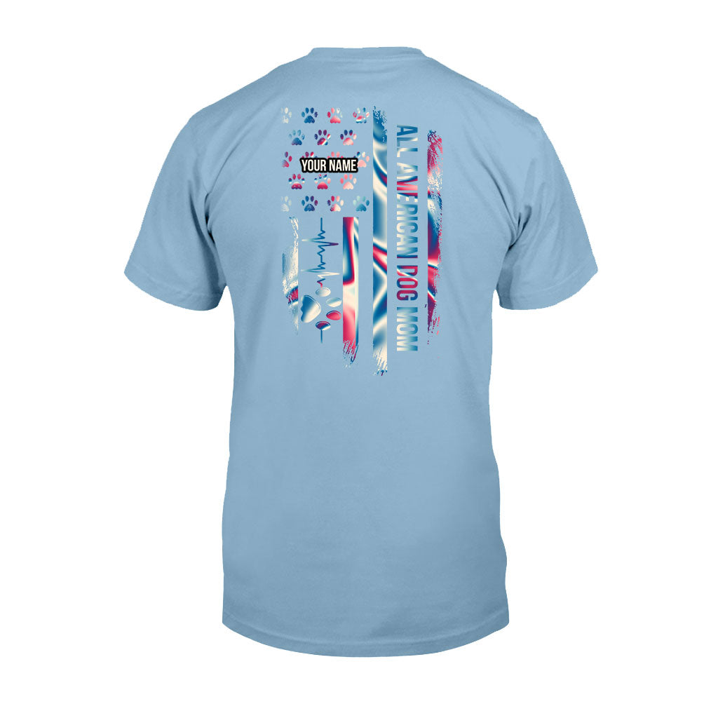 Proud Dog Mom - Personalized Independence Day T-shirt and Hoodie