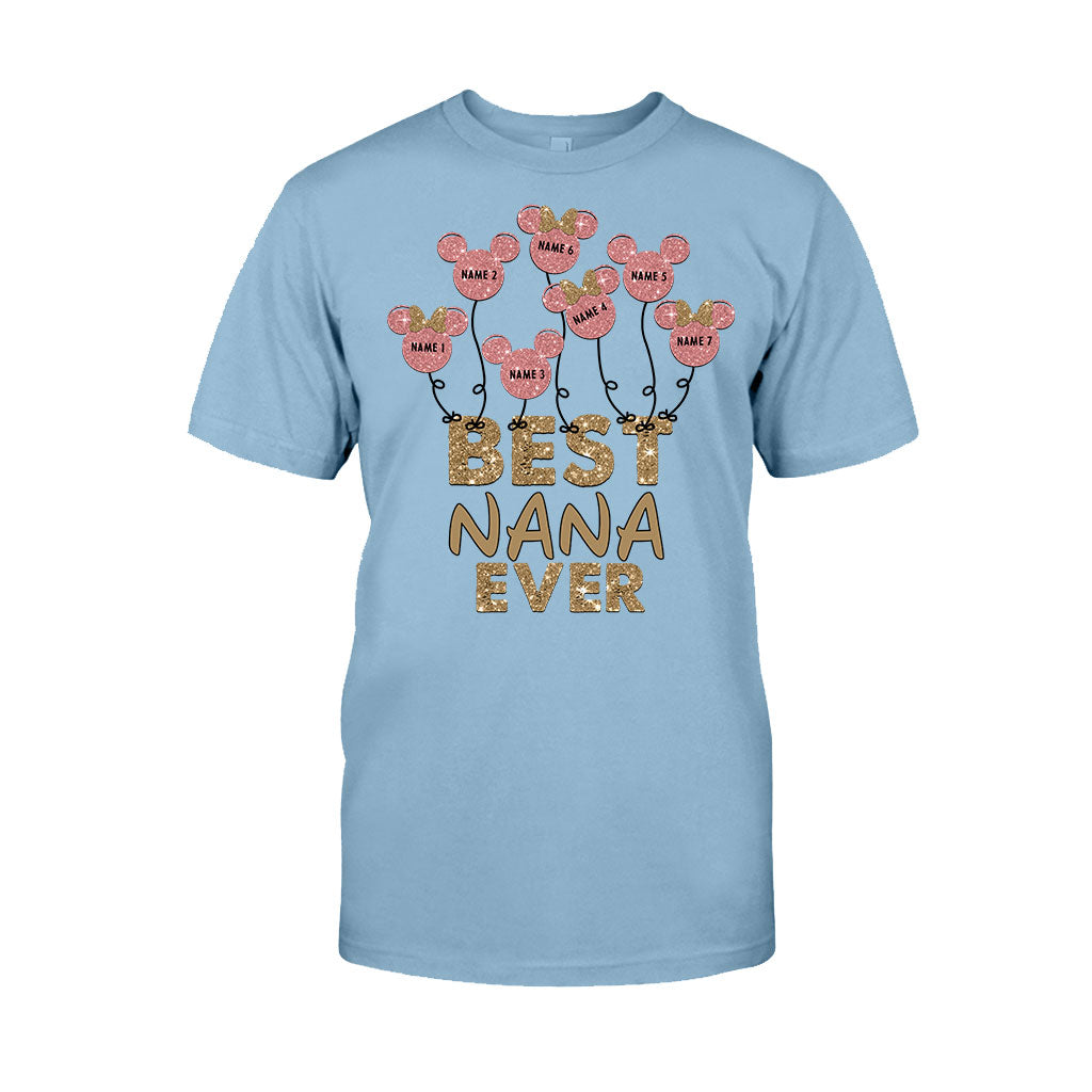 Best Nana Ever - Personalized Mother's Day Mouse T-shirt and Hoodie