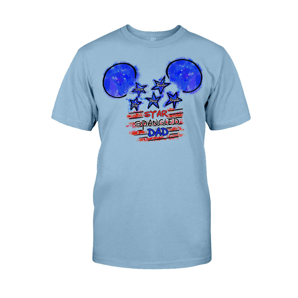 Star Spangled Dad - Personalized Independence Day T-shirt and Hoodie