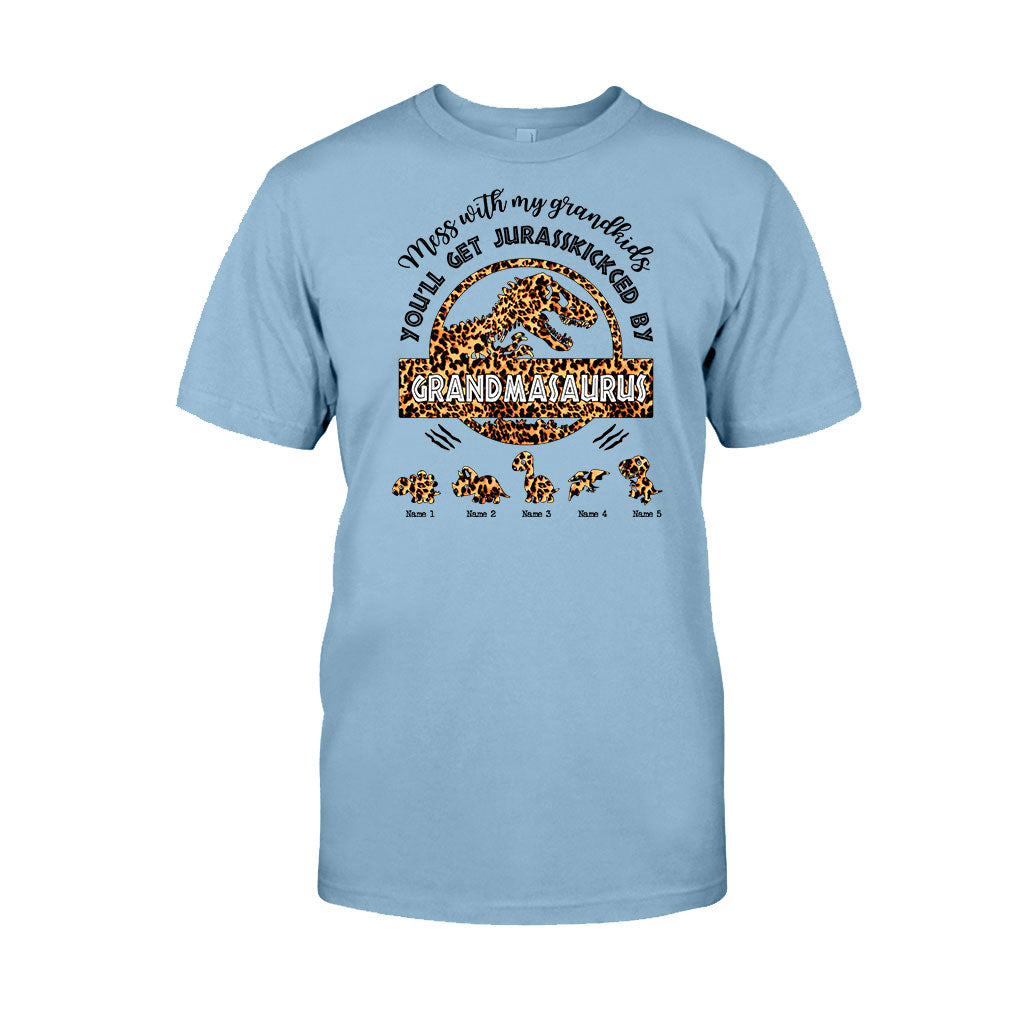 Don't Mess With Grandmasaurus - Personalized Mother's Day Grandma T-shirt and Hoodie