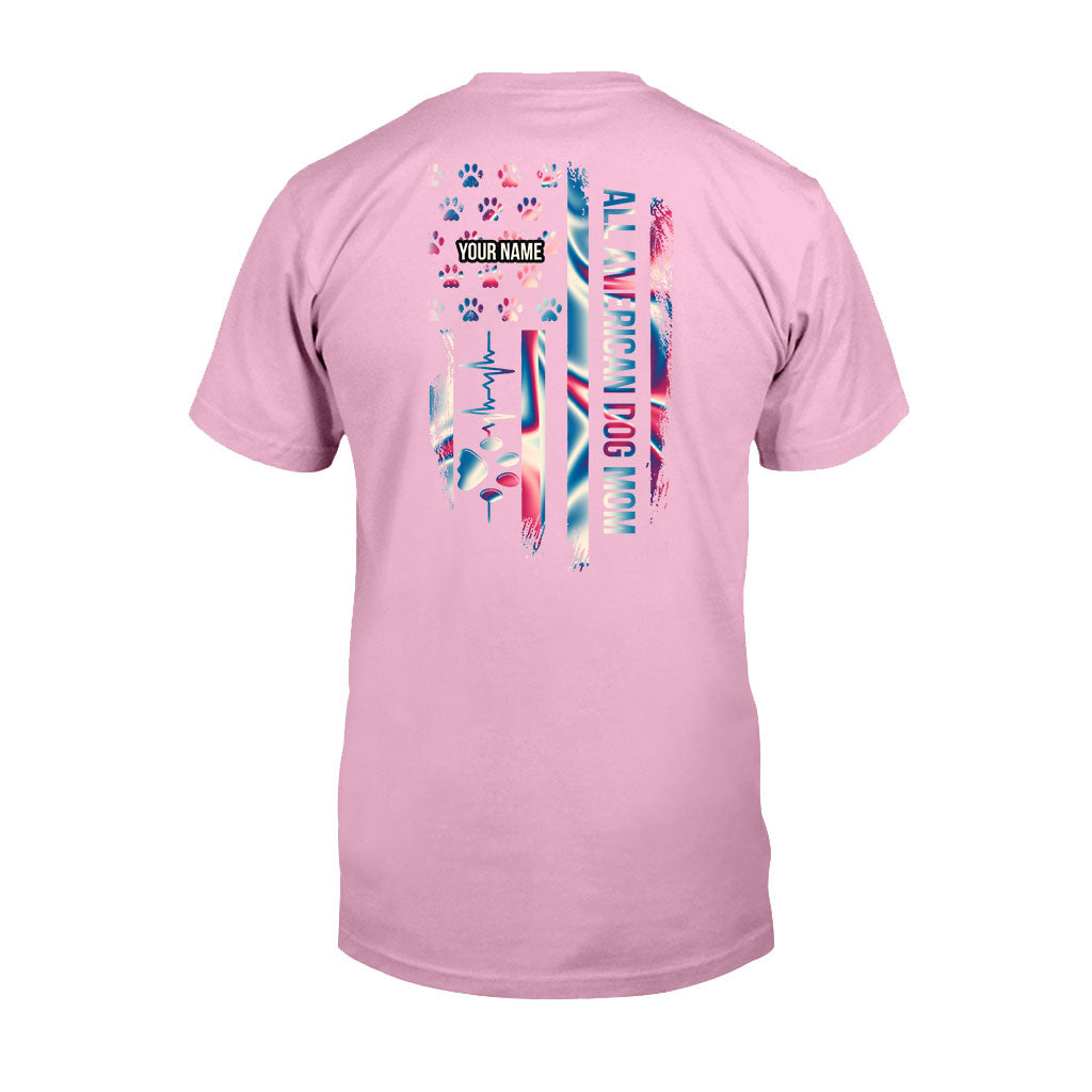 Proud Dog Mom - Personalized Independence Day T-shirt and Hoodie