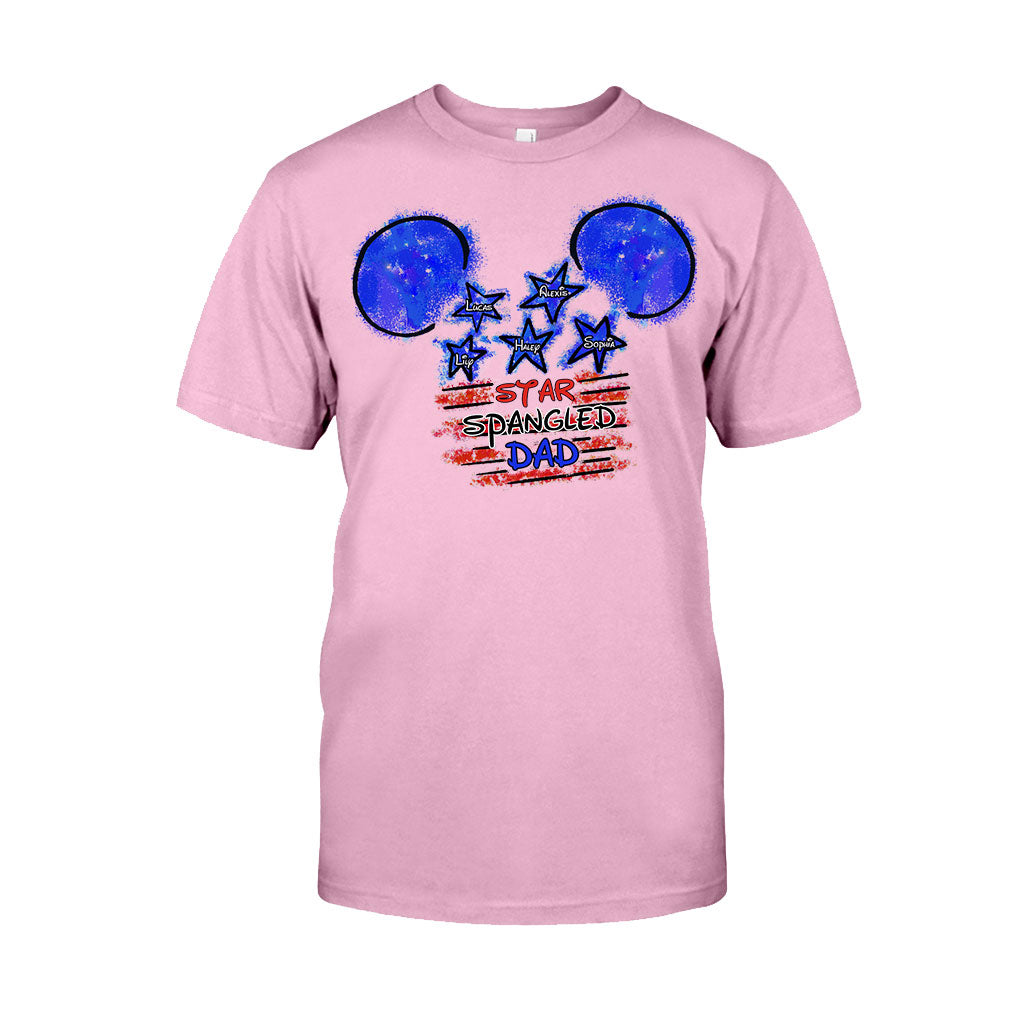 Star Spangled Dad - Personalized Independence Day T-shirt and Hoodie