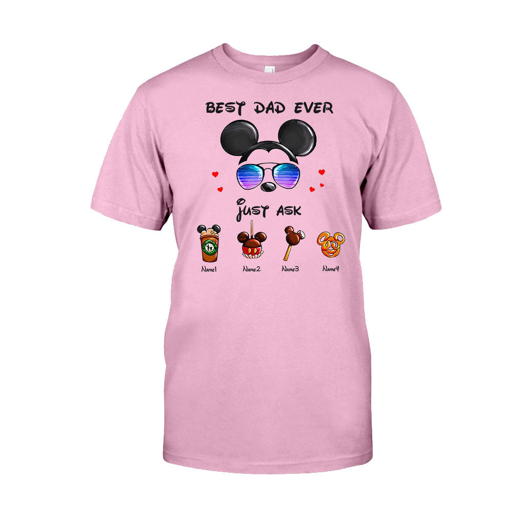 Best Dad Ever - Personalized Father's Day Mouse T-shirt and Hoodie