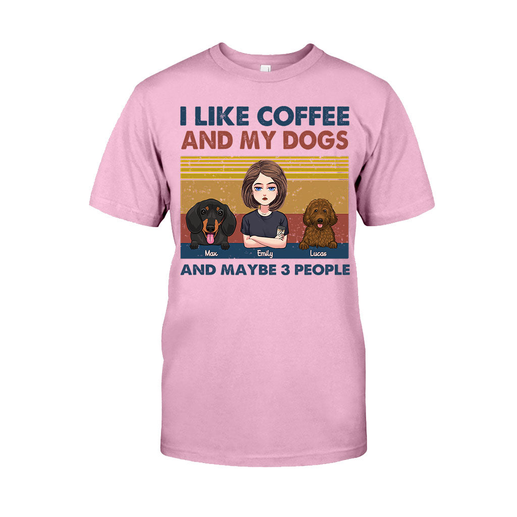 I Like Coffee And My Dog - Personalized Mother's Day Dog T-shirt and Hoodie