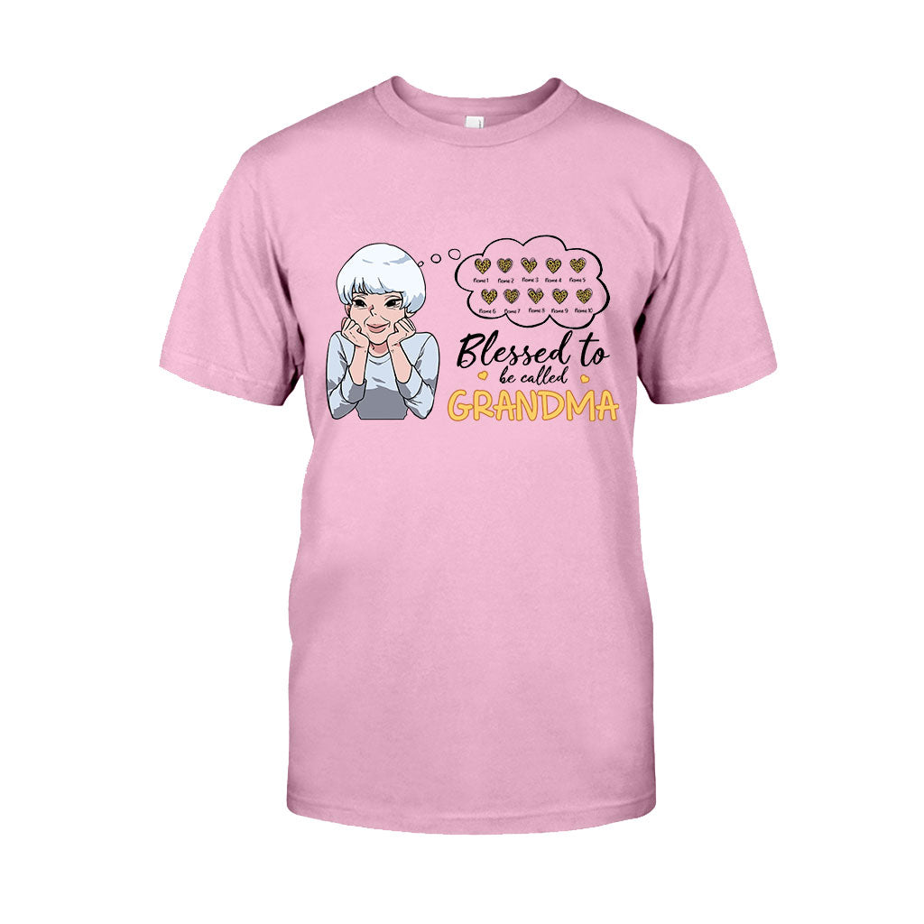 Blessed To Be Called Grandma - Personalized T-shirt and Hoodie