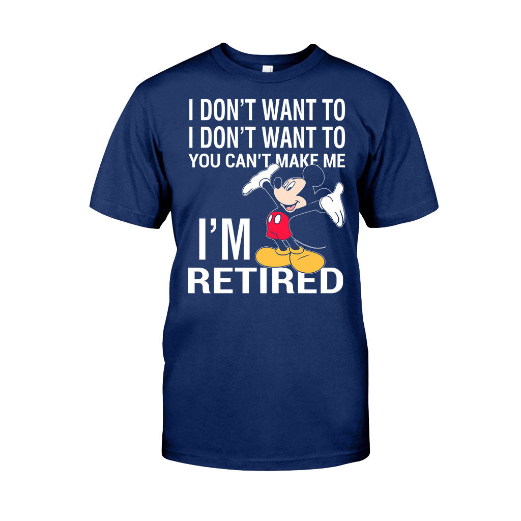 I'm Retired - Mouse T-shirt and Hoodie 112021