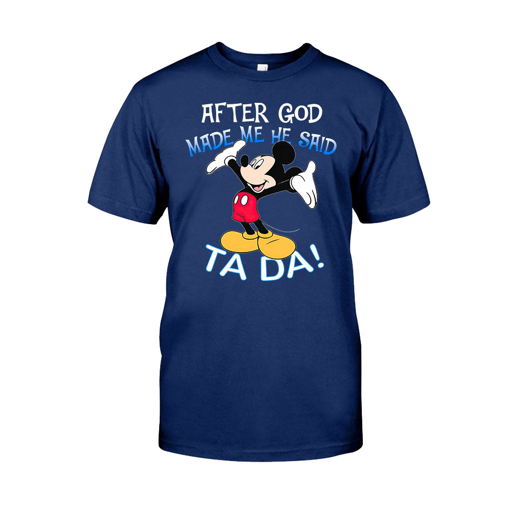 After God Made Me - Mouse T-shirt and Hoodie 112021