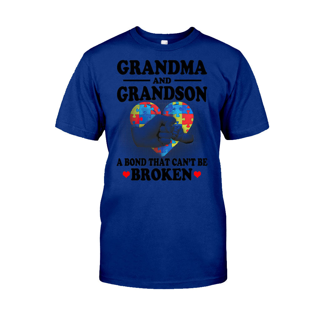 Grandma And Grandson - Autism Awareness T-shirt And Hoodie 062021