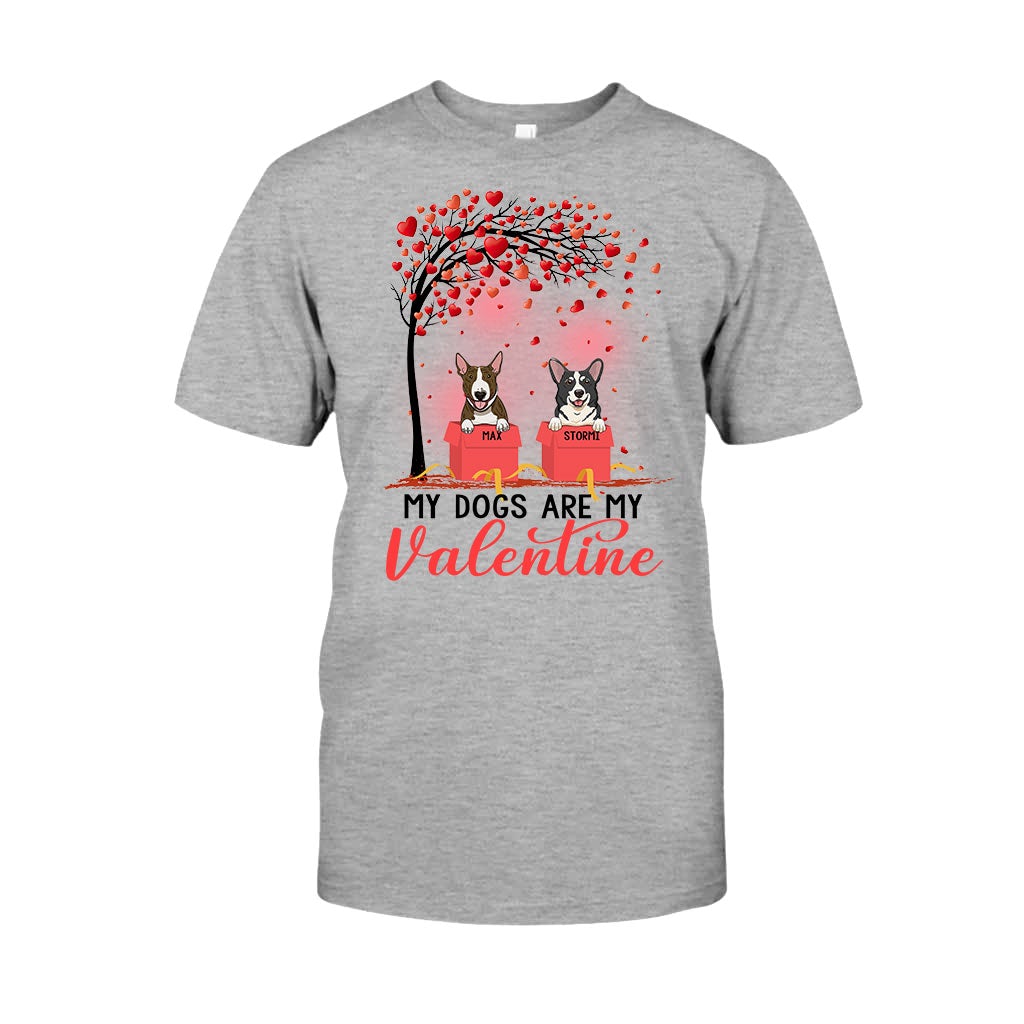 Dogs Are My Valentines - Personalized T-shirt and Hoodie