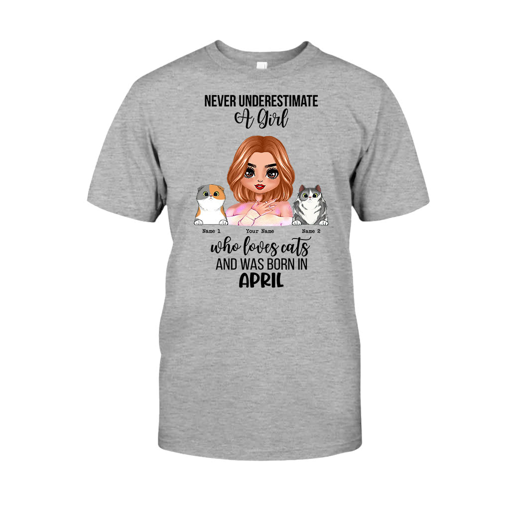 Never Underestimate - Personalized Cat T-shirt and Hoodie