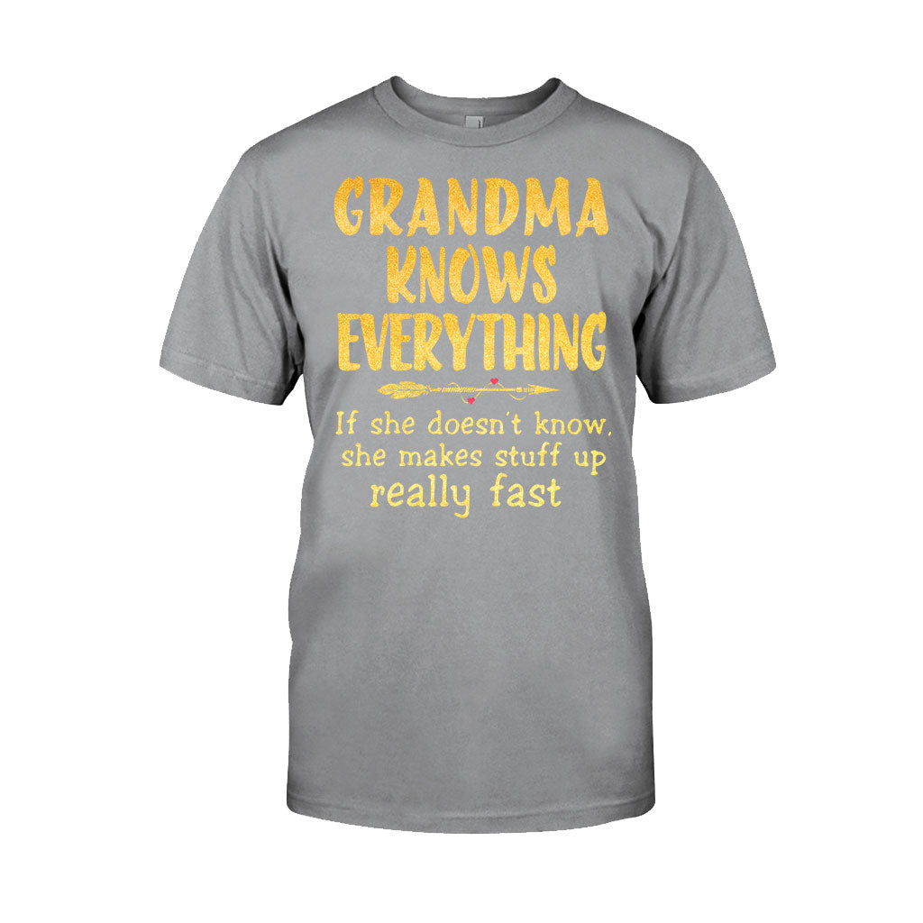 Grandma Knows Everything T-shirt And Hoodie 072021
