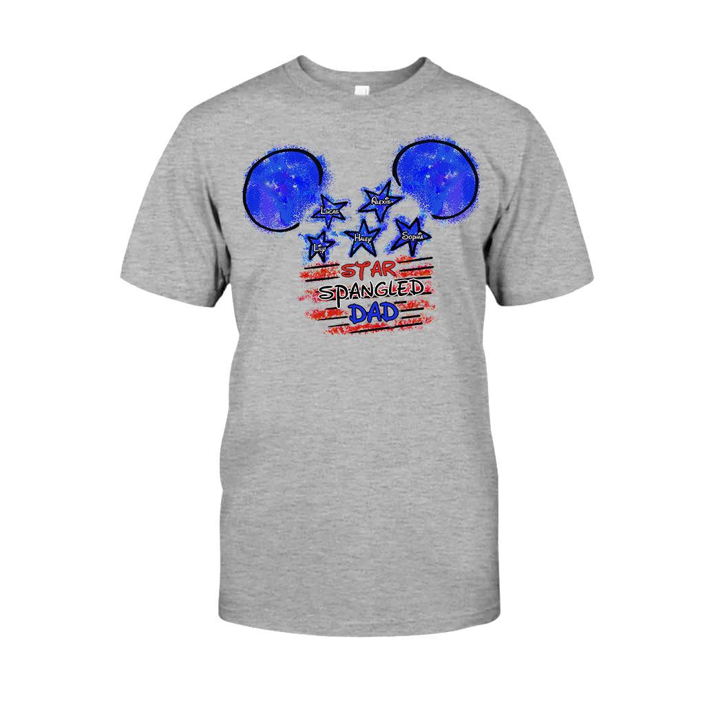 Star Spangled Dad - Personalized Independence Day T-shirt and Hoodie
