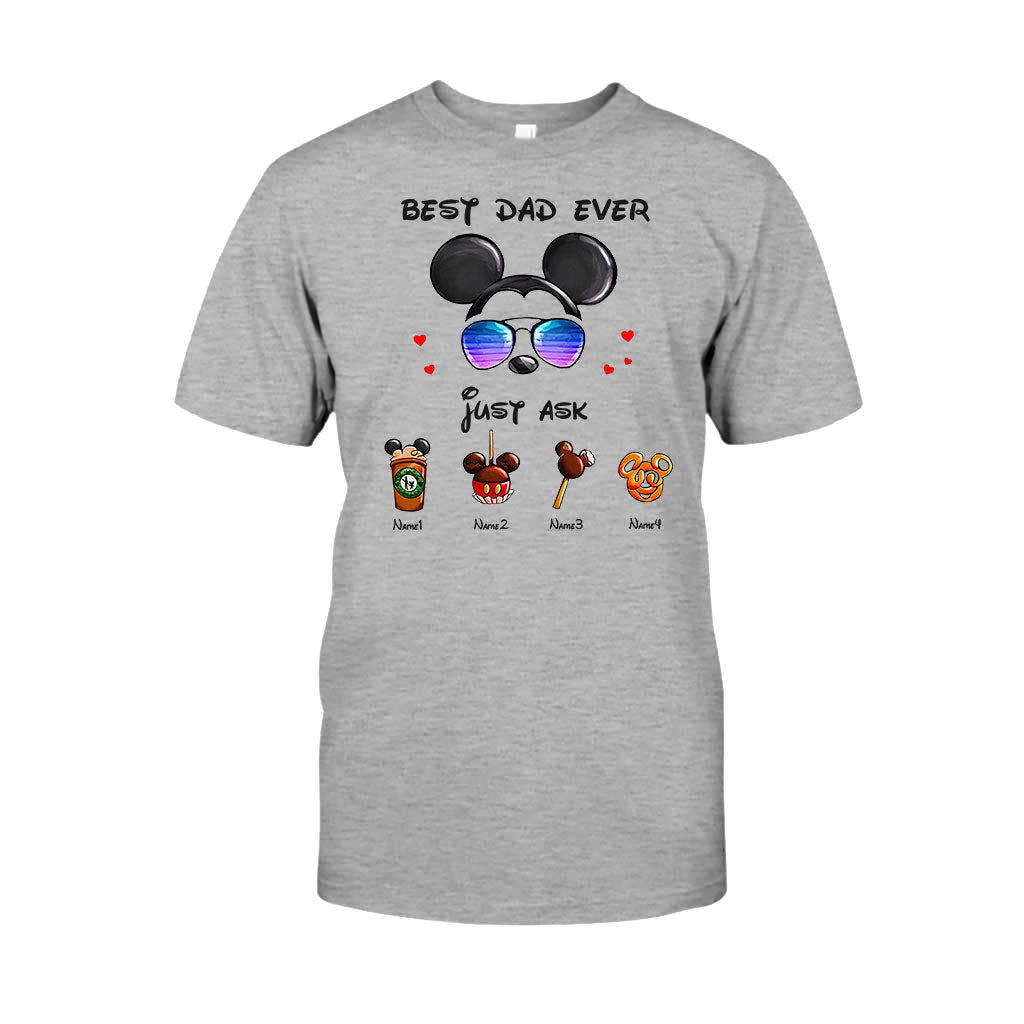 Best Dad Ever - Personalized Father's Day Mouse T-shirt and Hoodie