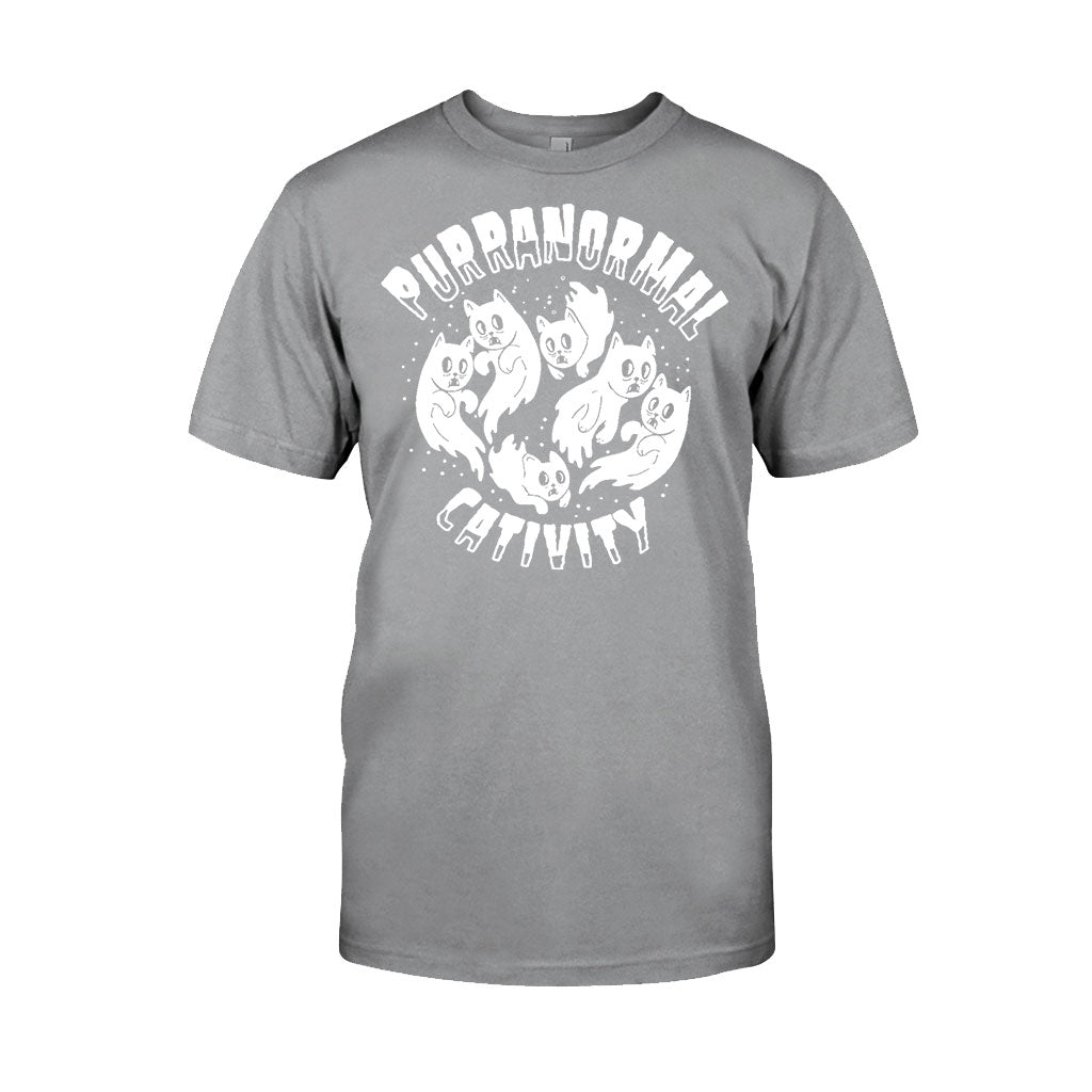 Purranormal Cativity Halloween - Cat T-shirt And Hoodie 082021