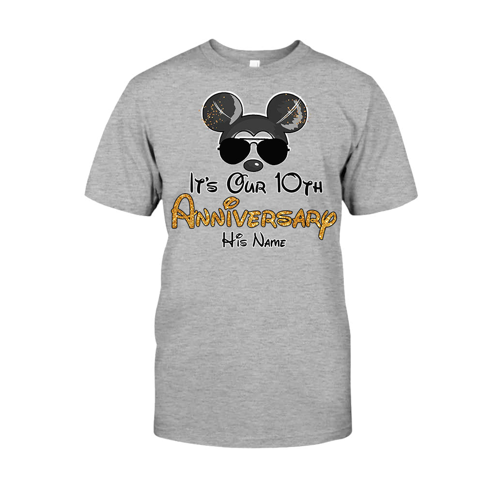 It's Our Anniversary - Personalized Mouse T-shirt and Hoodie