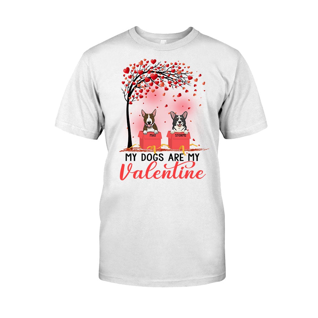 Dogs Are My Valentines - Personalized T-shirt and Hoodie